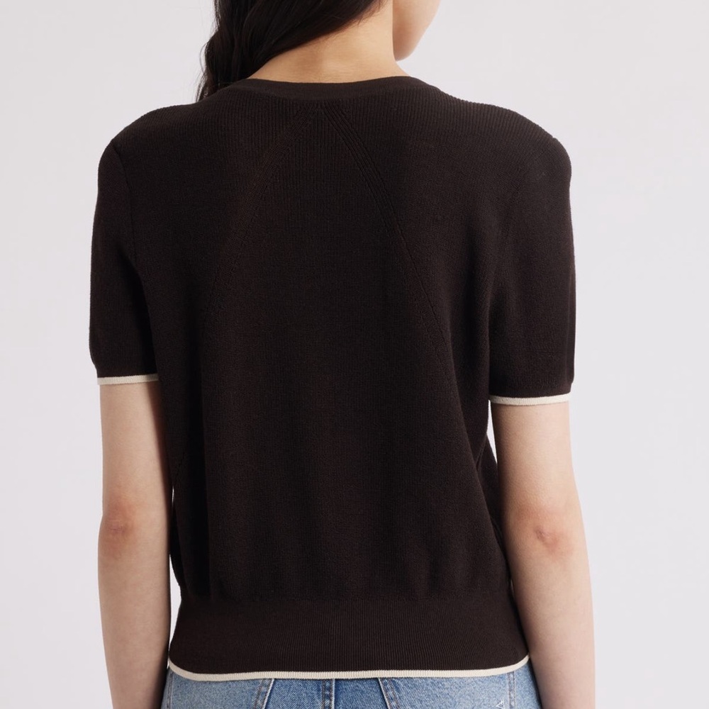 Rag & Bone Dina Short Sleeve Cardigan - Picture 3 of 4